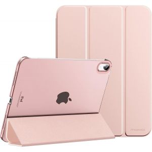 &Eacute;tui Pour Ipad (A16) 11E G&eacute;n&eacute;ration 11 Pouces En 2025, Ipad 10E G&eacute;n&eacute;ration 10,9'' En 2022, &Eacute;tui Mince En Pc Translucide Pour Ipad 11E G&eacute;n. Avec Touch Id, R&eacute;veil/Sommeil Auto Or Rose - Neuf
