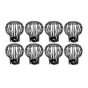 8 Prot&egrave;ge-Goutti&egrave;res En Plastique,Pare-Feuilles De Tuyau De Descente,Filtre De Descente,Protecteur De Salet&eacute; De D&eacute;bris De Tuyau De Vidange - Neuf