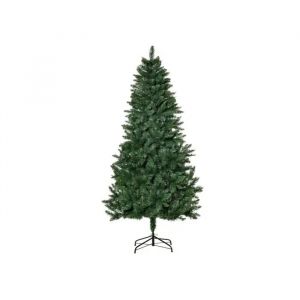 HOMCOM Sapin de No&euml;l artificiel 180 cm Sapin artificiel avec 724 branches Support m&eacute;tallique pour l'int&eacute;rieur - Neuf