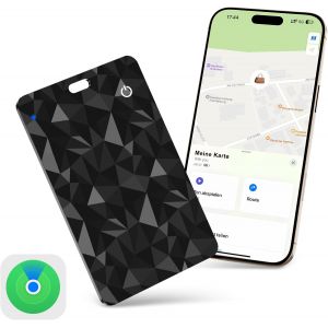 MEVRONISSHOP-Tracker Ultra Mince &iquest; Compatible avec Apple &laquo;Localiser&raquo; (iOS Uniquement Find My), GPS Tracker Rechargeable, Mini Traceur GPS pour Portefeuille, Cl&eacute;s, Valise | Alternative &agrave; l'AirTag - Neuf