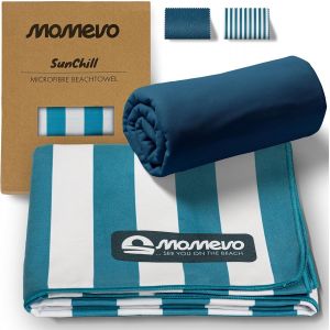 Letnerny-Sunchill Serviette En Microfibre Compacte Pour Le Sport, Le Voyage, La Plage - S&eacute;chage Rapide Et L&eacute;g&egrave;re - Pour La Plage, Le Sport, Le Fitness, Le Sauna (Sailor) - Neuf