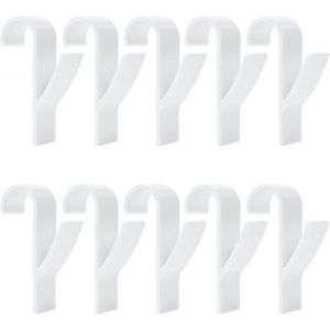 Crochet Radiateur Seche Serviette, 10 Pièces Porte Serviette Radiateur, Crochet Pour Radiateurs Plastique Blanc, Crochet De Radiateur Pour Porte Serviettes Chauffant Salle De Bain[Pou8807459] - Neuf