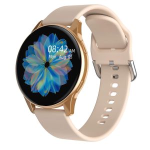 Montre Connect&eacute;e Pour Hommes Et Femmes, Appel Sans Fil, Assistant Vocal Ai, Alerte De Notification, Montre Multifonctionnelle, Cadeaux De Vacances, Nouvelle Collection 2025.Silicone Gold.For Huawei G - Neuf