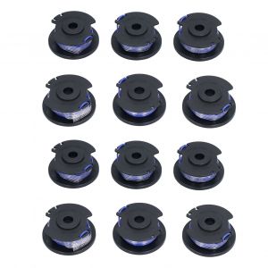 HJLIAN Lot de 12 bobines de fil de rechange pour tondeuse Ryobi One+ AC14RL3A 18/24/40 V - Neuf
