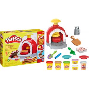 ERYI-Kitchen Creations Pizza Oven Playset With 6 Cans Of Modeling Compound And 8 Accessories - Neuf