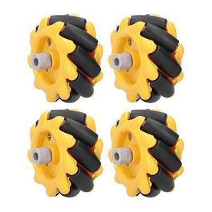 Mecanum Wheel, 48mm Omni-directionnel Roue Smart Robot Voiture Accessoires DIY Jouet Composants - Neuf