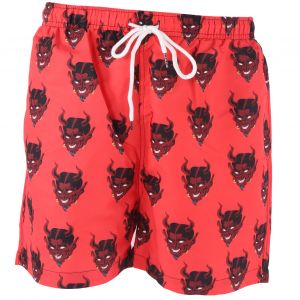 Short Ample Et Decontracte Pour Homme, Avec Cordon De Serrage, Taille Elastique, Poche Laterale, Pour La Plage, L'ete, Stk102001, Taille L - Neuf