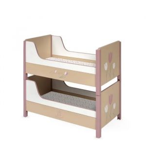Lits superpos&eacute;s pour poup&eacute;es - DE CUEVAS TOYS - Convertible en deux lits - Pour poup&eacute;es jusqu'&agrave; 48 cm - 50x28x47 cm - Neuf