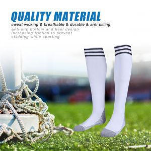 Chaussettes D'exterieur Respirantes Et Antiderapantes Pour Homme, Maintien Au Chaud, Ideales Pour Le Football Et Le Basket-Ball (Blanc Allemagne) - Neuf