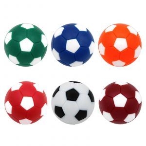 Baby-foot de table 6 pièces ballons de baby-foot 32mm mini ballons de football remplacement pour accessoire de jeu de table de baby-foot - Neuf