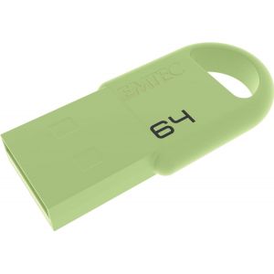 KALANKA-, ECMMD64GD252, Cl&eacute; USB Mini D250 64 Go, design capless ultra-compact, vitesse de lecture jusqu'&agrave; 15 MB/s, id&eacute;ale pour le transport de donn&eacute;es, Couleur verte - Neuf