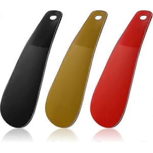 3 Pièces Cornes De Chaussures De Voyage, 16cm Petite Corne De Chaussure En Plastique Chausse-Pied Confort Grip Cornes De Chaussures Courtes Lazy Shoe Helper Pour Hommes Femmes Enfants Et Personnes Âgé - Neuf