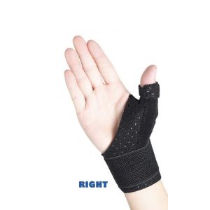 Attelle Stabilisatrice Réversible Pour Le Pouce Et Le Poignet Droit Pour Le Soulagement De La Douleur, L'arthrite, La Tendinite, Les Entorses Et Le Soutien Du Canal Carpien, Légère Et Respirante - Neuf