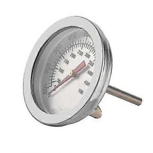 50-500 Barbecue en acier inoxydable BBQ Fumoir Grill Thermomètre Jauge de température - Neuf