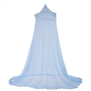 Kal-Lit Moustiquaire Lit À Baldaquin Rideaux En Dentelle Elégante Princesse Enfants Canopée Rideau Pour Filles Chambre Literie(Bleu) - Neuf
