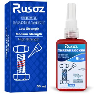 Frein Filet Bleu 50ml,Colle à Filetage Résistant Moyen,Verrouillage Permanent pour Boulons et Écrous,Haute Résistance aux Chocs et Températures - Neuf