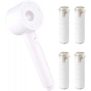 Pommeau de Douche avec Tuyau 1.5mPommeau de Douche Haute PressionPommeau de Douche Economie DeauPommeau Douche UniversellePommeau de Douche Filtrant pour Salle de Bain (Gris) - Neuf