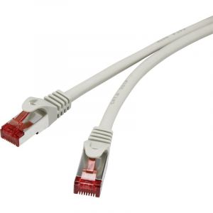 Rf-4724286 Rj45 C&acirc;ble R&eacute;seau, C&acirc;ble Patch Cat 6 S/ftp 30.00 M Gris Avec Cliquet D'Encastrement, Contacts Dor&eacute;s, Ignifuge 1 Pc(s) Y859122 - Renkforce - Neuf
