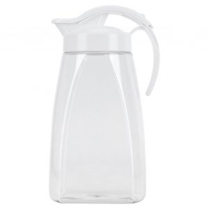 Hjlian Pichet D'eau Froide En Plastique De 1,8 L, Grande Capacite, Transparent, Pour Boissons Froides Et Jus, Pour La Maison - Neuf