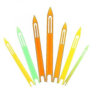 7pcs / Set Filet De P&ecirc;che Aiguille R&eacute;paration Filet Ligne R&eacute;paration Tissage Navettes Antirouille - Neuf