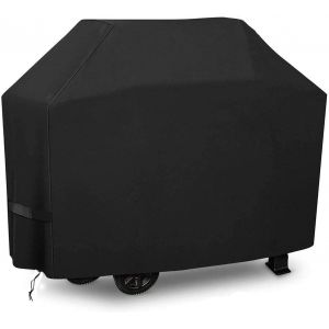 Barbecue à Couvercle, Barbecue à Gaz Grill Couverture coupe-Vent/Anti-UV/Anti-Eau et Anti-Humidité/anti-Poussière, 145 x 61 x 117 cm, Noir - Neuf