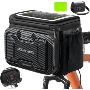 Subzonal-Sacoche De Guidon V&eacute;lo 7l &iquest; Sac De Guidon Imperm&eacute;able Avec Adaptateur De Guidon Pour V&eacute;los Et V&eacute;los &Eacute;lectriques, Sacoche De Guidon Avec &Eacute;cran Tactile Et Sangle D'&eacute;paule Amovible - Neuf