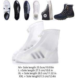 Xl Housses De Chaussures Imperméables Réutilisables En Silicone Surchaussures Galoshes Plastique Antidérapant - Neuf