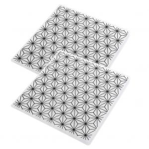 2pcs Gaufrage Dossiers Concave Convexe Mod&egrave;le De Scrapbooking Pour L'artisanat Photo Album D&eacute;coration Carte Diy(Em198) - Neuf