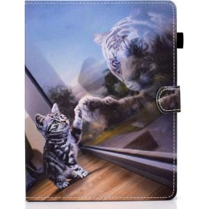 LORANKA-10 inch Tablet Housse - Housse Universelle en Cuir avec Support Folio Housse pour Fire HD 10, Google Nexus 9/10, iPad 2018, Galaxy Tab E 9.6 / Tab A 10.1, Sony Xperia Z / Z2 / Z3 - Neuf