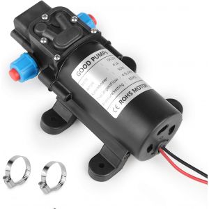 CHECARZHN--NO1-Pompe A Eau Auto-Amorçante Pompe A Eau 12V Camping Car 4,5L/Min 85Psi 5,8Bar Pompe Haute Pression Pompe À Eau Avec Pressostat Pour Caravan Boat Jardin Nettoyage Lavage Arro - Neuf