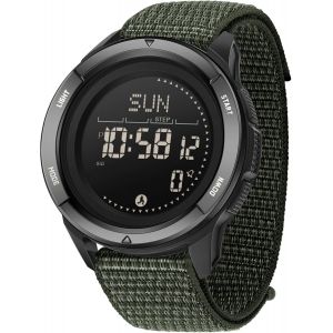 Montre De Sport Militaire Numérique Pour Homme-Étanche Jusqu'à 5 Atm-Montre De Fitness Avec Boussole,Métronome,Calories,Chronomètre,Compteur De Pas,Montre De Course À Pied.[J153] - Neuf