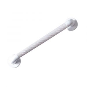 Barre d'appui de douche murale, 38 cm, blanche, poignée de garde-corps antidérapante de sécurité sans obstacle - Neuf