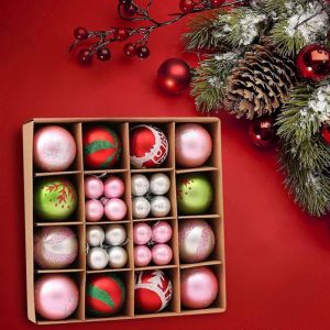 Des d&eacute;corations de no&euml;l pour la D&eacute;coration de f&ecirc;te - 44PC Balle de Set avec Bo&icirc;te - Neuf