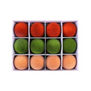 No&euml;l accroch&eacute; des boules pour la d&eacute;coration des f&ecirc;tes - 12pcs en peluche ornements - Neuf