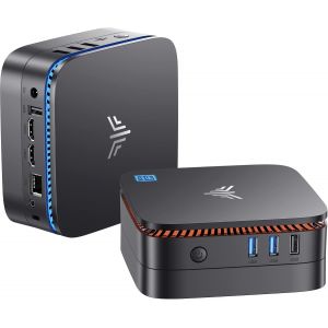 CHECARZHN--NO1-Mini Pc Intel Celeron N5105 Processor Ak1 Pro 8Gb Ram 256Gb Rom Mini Desktop Computer,Quad Core Micro Computer 4K - Neuf
