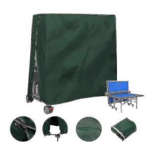 Housse De Protection Pour Table De Ping-Pong D'exterieur, Impermeable Et Anti-Poussiere, 165 X 70 X 185 Cm - Neuf