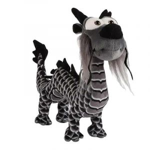 Jouets en peluche de dragon noir, poup&eacute;es en peluche de dragon de simulation, animaux en peluche de dragon chinois Kawaii, jouets de style chinois, jouets pour enfants, cadeau d'anniversaire pour Ki-Noir - Neuf