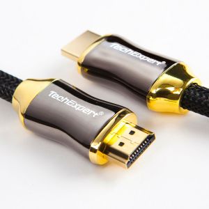 Techexpert C&acirc;ble hdmi 2.1 8k 4k 120hz 1,5m hdr earc 48gb/sec - Neuf