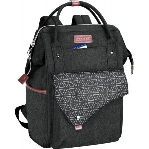 acdsgd-Sac &agrave; Dos pour Ordinateur Portable 15.6" Sac &agrave; Dos pour Ordinateur Scolaire &Eacute;l&eacute;gant avec Port de Chargement USB Sac Imperm&eacute;able pour Voyage/Affaires/Coll&egrave;ge/Femme/Homme - Neuf