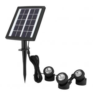 Hjlian Lampe De Jardin A Projection Solaire Coloree 36 Led Pour Eclairage Decoratif De Paysage Sous-Marin - Neuf