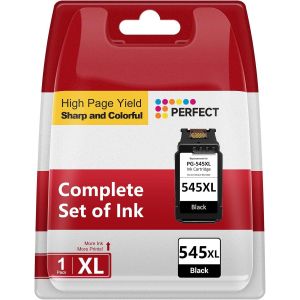 Cartouche 545XL Noir Remplacement pour Cartouche Canon 545,Cartouche Encre 545 pour pour Pixma MG2500 MG2950 MG2550S MX495 TR4550 TR4551 TS3150 TS3151 MG2450 (Noir,1-Pack) - Neuf
