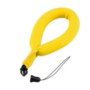Sangle flottante &eacute;tanche pour appareil photo avec rev&ecirc;tement en n&eacute;opr&egrave;ne pour appareils photo Olympus et smartphones, jaune, taille ajustable - Neuf
