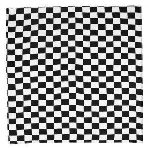 Checkered Bandanas Novelty Classic Motorcycle Face Mask Square Scarf Headwear - Neuf