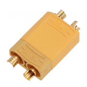 Connecteur Xt90 Reutilisable, Male Et Femelle, Stable, Pour Connecter Des Batteries Et Des Controleurs Electroniques De Vitesse (Esc), Jaune-Loire-Lever - Neuf