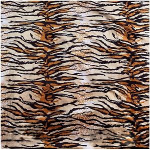 Tissu En Velours-150 X 100 Cm-Motif Tigre-Zèbre-Léopard-Tissu Décoratif En Velours-Vendu Au Mètre-Doux-Tissu Imprimé D'un Côté-Pour Couture Et Décoration-7# - Neuf