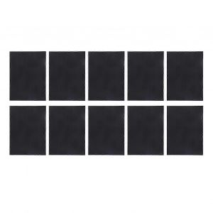 10 Feuilles De Papier D'essai Laser 210x285mm Noir Double Face Laser Marquage Machine De Gravure Papier De Test De Mise Au Point - Neuf