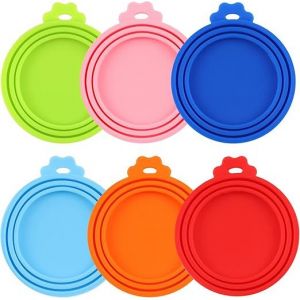 Couvercles De Conserve 3 En 1 En Silicone Pour Chiens Et Chats, Sans Bpa, Adaptés À Toutes Les Tailles Standard - Neuf