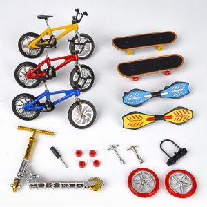 Mini vélo, skateboard à doigts 8 pièces, vélo à doigts, skateboard à doigts, planche à bascule à doigts, jouet de sport, jeu pour enfants, cadeau - Neuf
