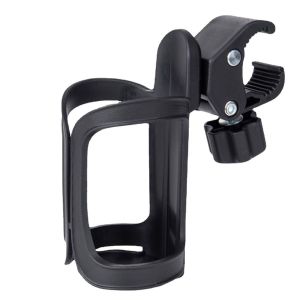 Porte-Bouteille De Vélo - Rotation À 360 Degrés - Noir - Compatible Avec Les Vélos, Vtt, Poussettes Et Fauteuils Roulants - Neuf