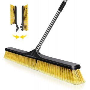 Ulteronixshop-Balai Jardin Ext&eacute;rieur, Grand Balais Industriel, Balai &agrave; pouss&eacute;e Dure avec t&ecirc;te de Balayage de 63 cm pour Le Nettoyage des Routes, Cour Ext&eacute;rieure, Terrasses, Piazza - Neuf